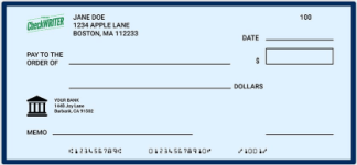 Blank Check See intructions below